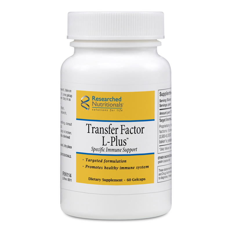 RESEARCHED NUTRITIONALS - Transfer Factor L-Plus