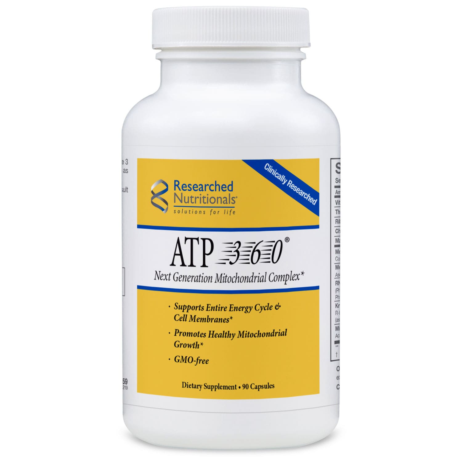 RESEARCHED NUTRITIONALS - ATP 360