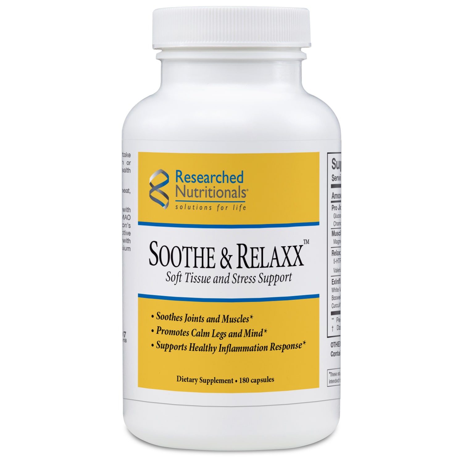 RESEARCHED NUTRITIONALS - Soothe & Relaxx