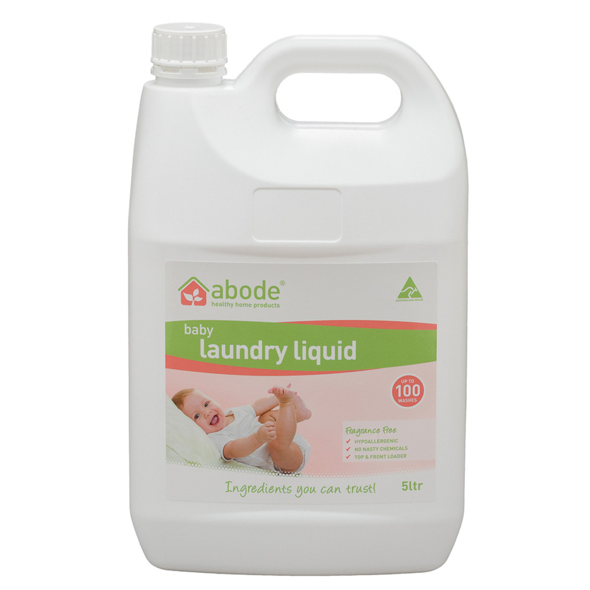 ABODE - Laundry Liquid (Front & Top Loader) Baby Fragrance Free