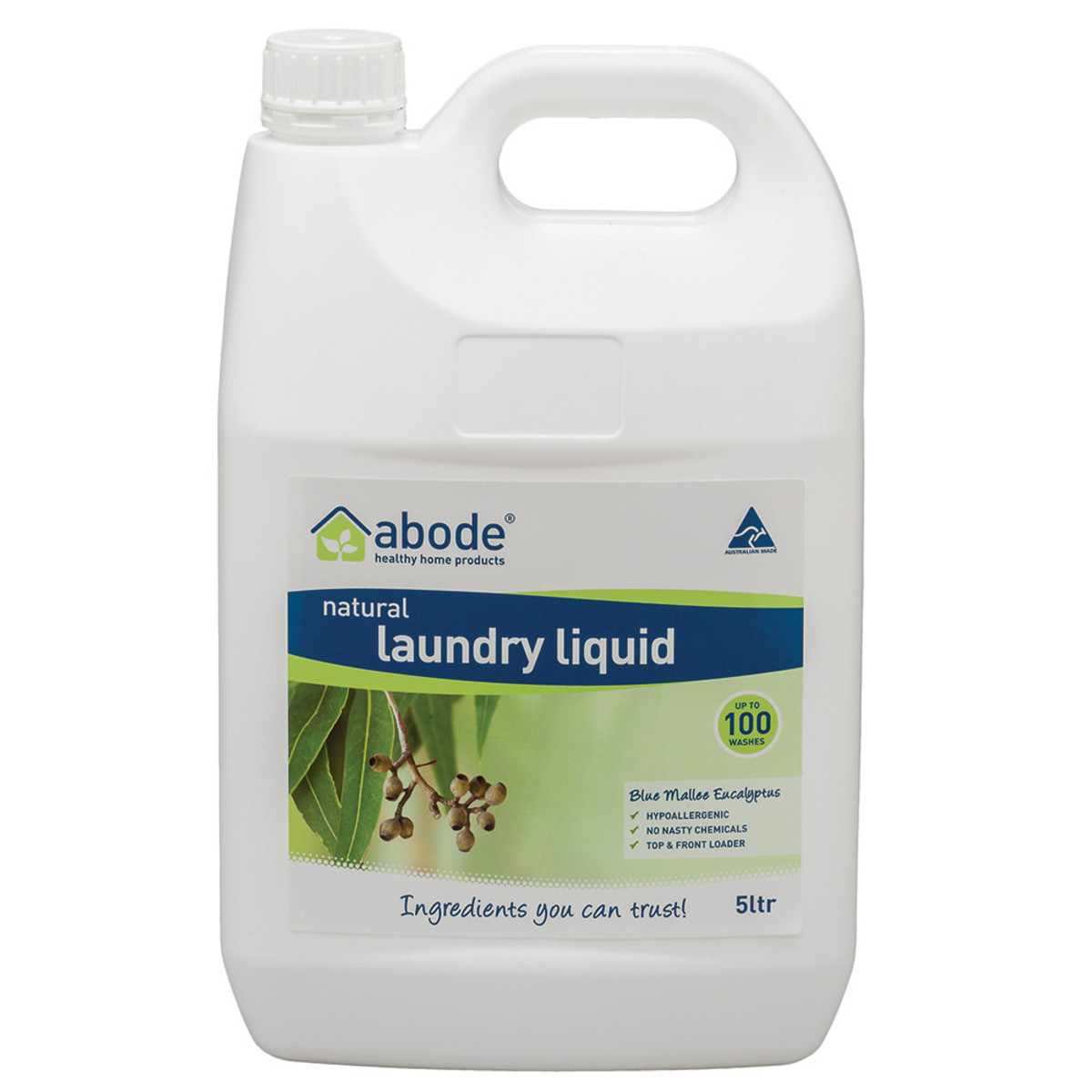 ABODE - Laundry Liquid (Front & Top Loader) Blue Mallee Eucalyptus