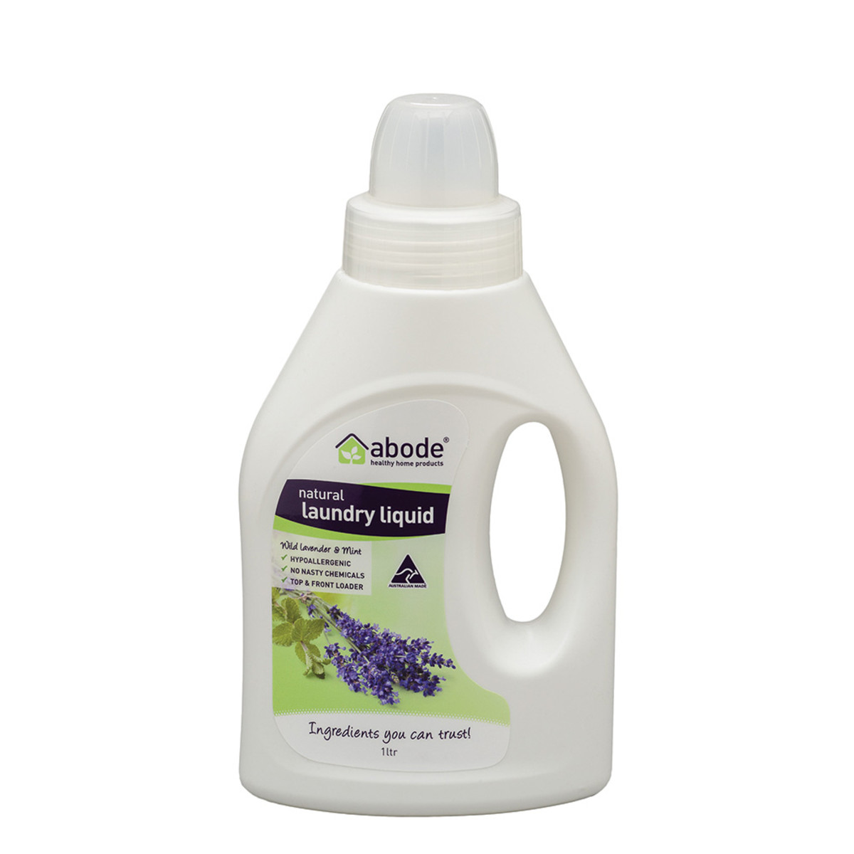 ABODE - Laundry Liquid (Front & Top Loader) Wild Lavender & Mint