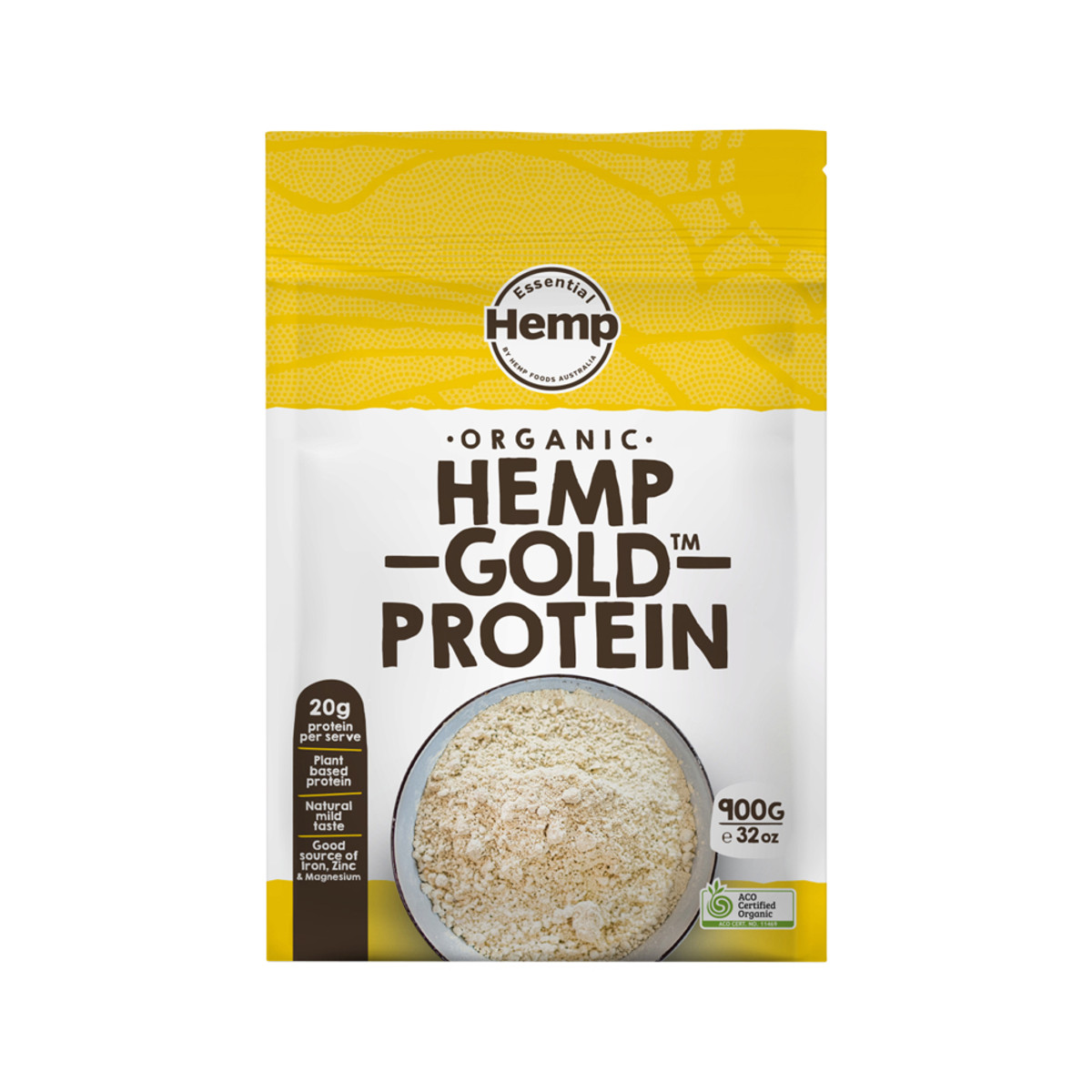 ESSENTIAL HEMP - Organic Hemp Protein Gold Powder