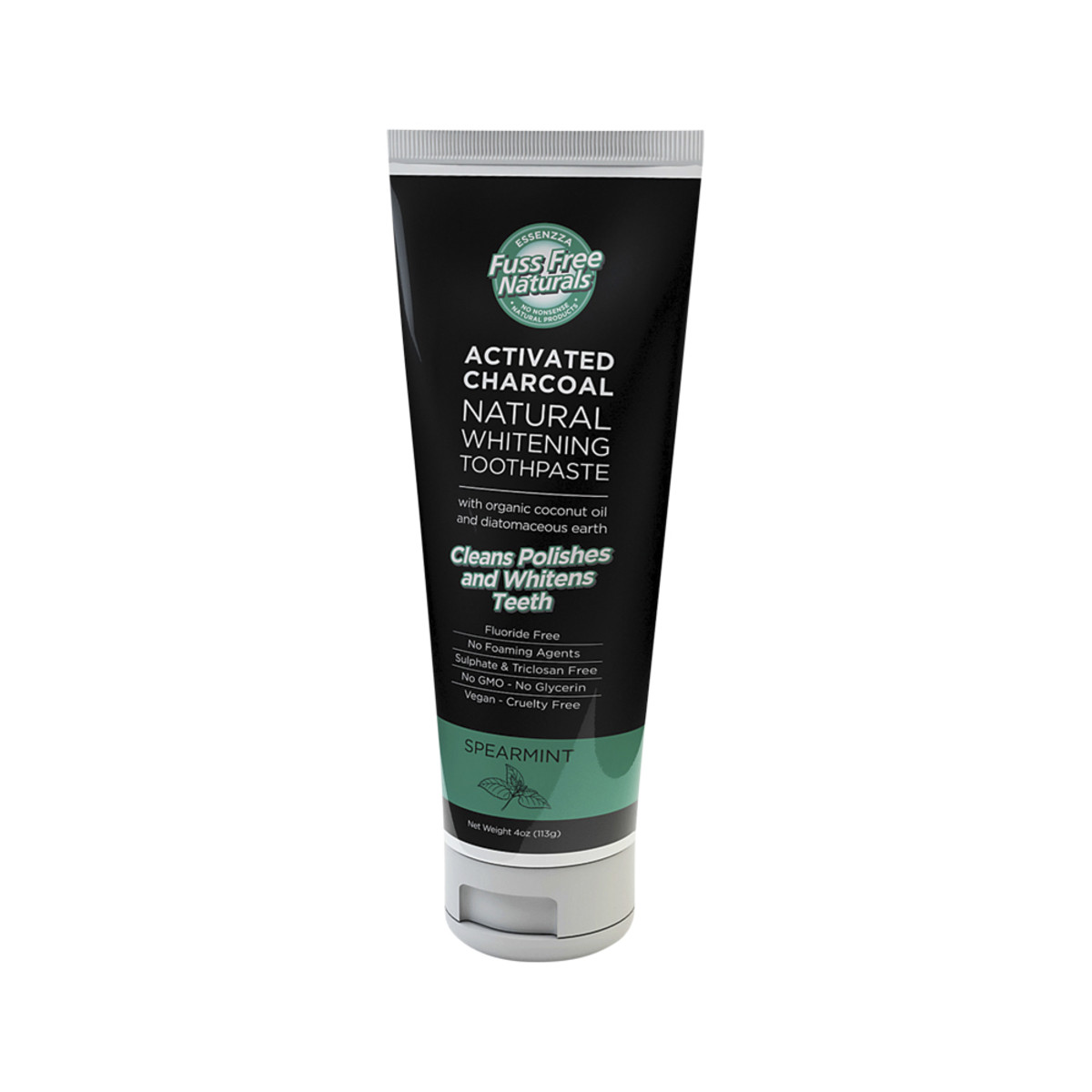 ESSENZZA FUSS FREE NATURALS - Activated Charcoal Toothpaste Spearmint