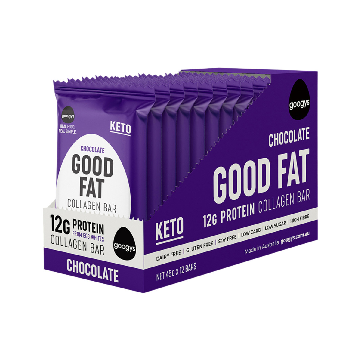 GOOGYS - Good Fat Collagen Bar Chocolate 45g
