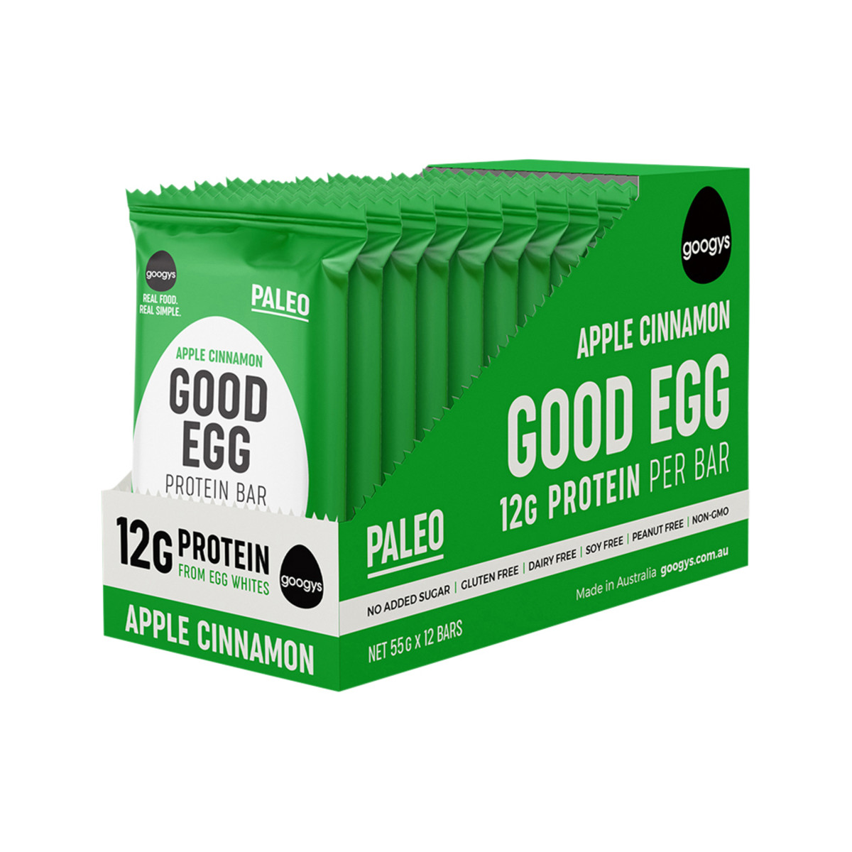 GOOGYS - Good Egg Protein Bar Apple Cinnamon 55g