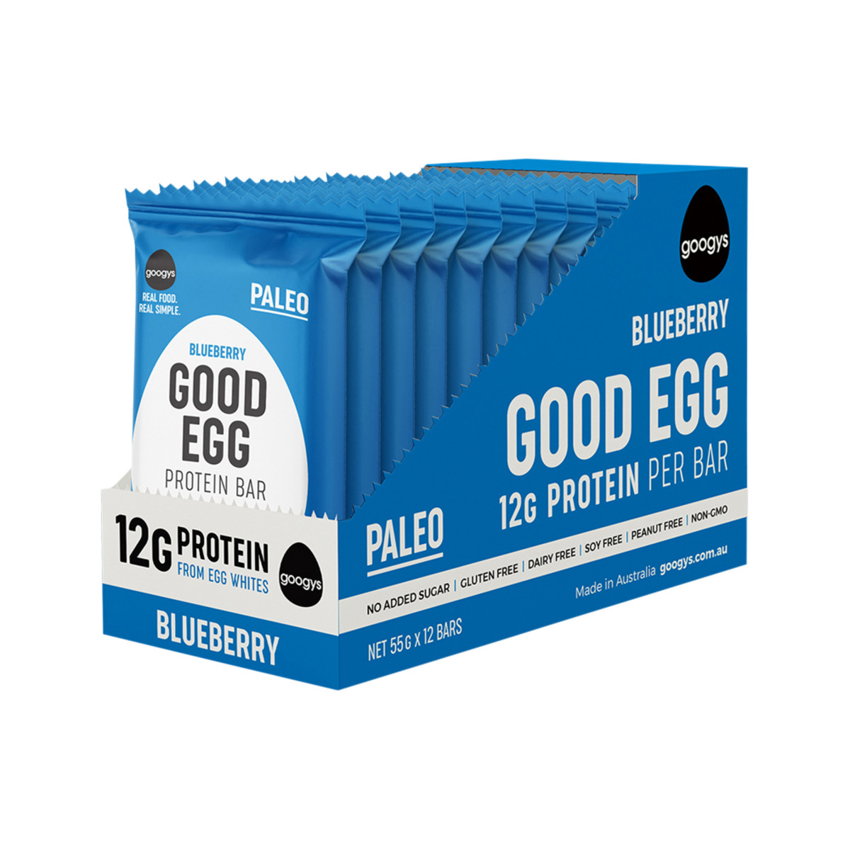 GOOGYS - Good Egg Protein Bar Blueberry 55g