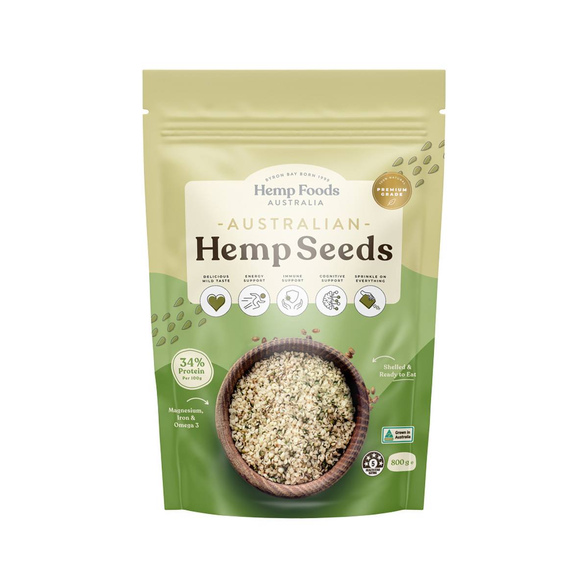 ESSENTIAL HEMP - Australian Hulled Hemp Seeds