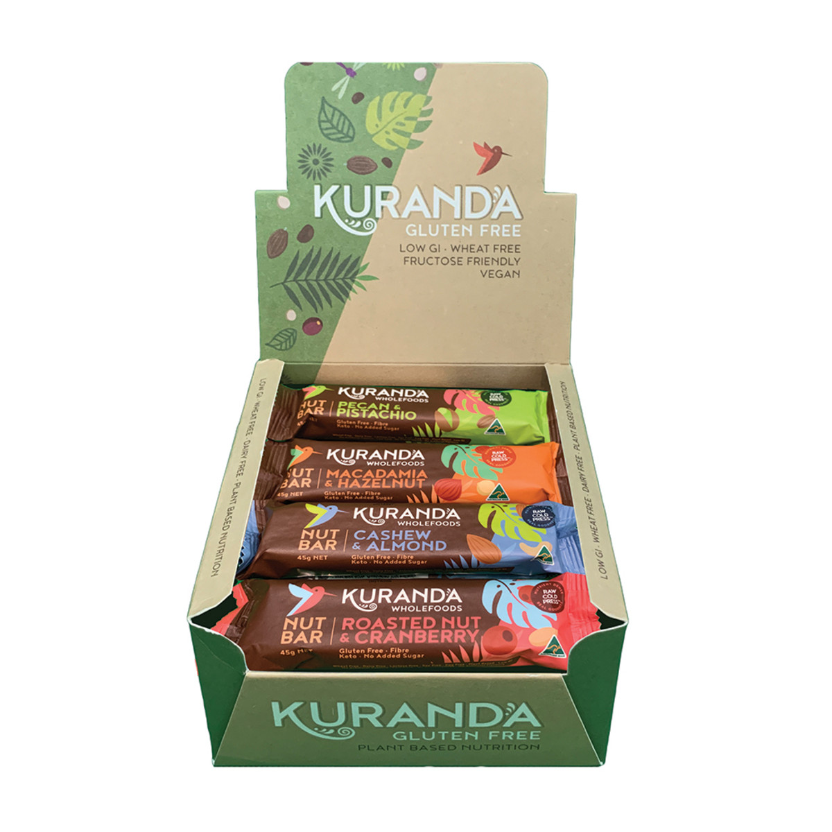 KURANDA - Gluten Free Nut Bars Mixed 45g