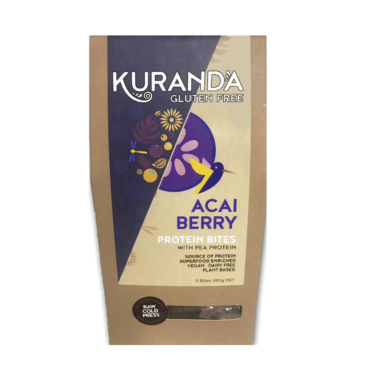 KURANDA - Gluten Free Protein Bites Acai Berry 20g