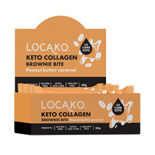 LOCAKO - Grass Fed Collagen Brownie Bite Peanut Butter Caramel 40g