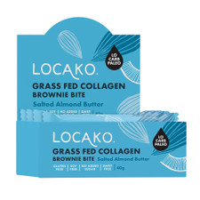 LOCAKO - Grass Fed Collagen Brownie Bite Salted Almond Butter 38g