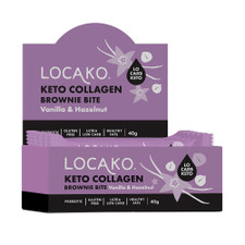 LOCAKO - Grass Fed Collagen Brownie Bite Vanilla Hazelnut 40g