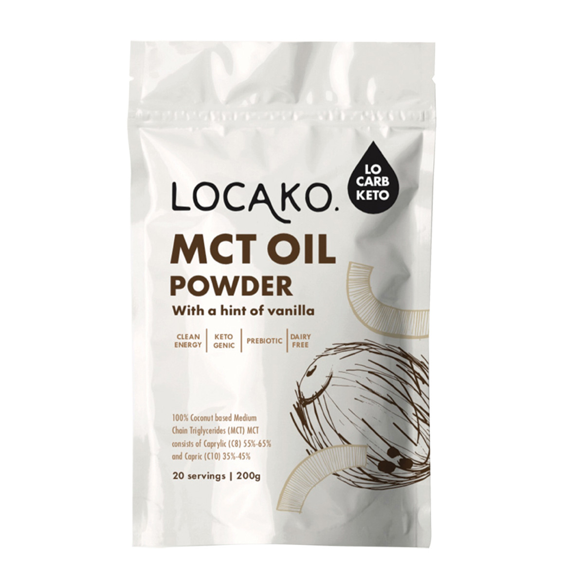LOCAKO - MCT Oil Powder With A Hint Of Vanilla