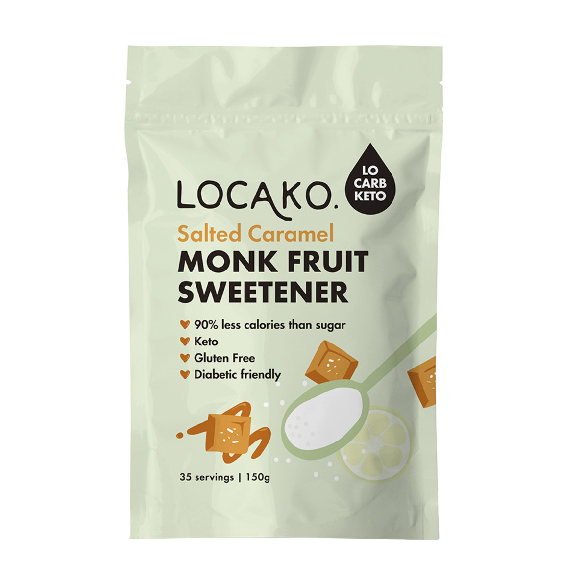 LOCAKO - Monk Fruit Sweetener Salted Caramel