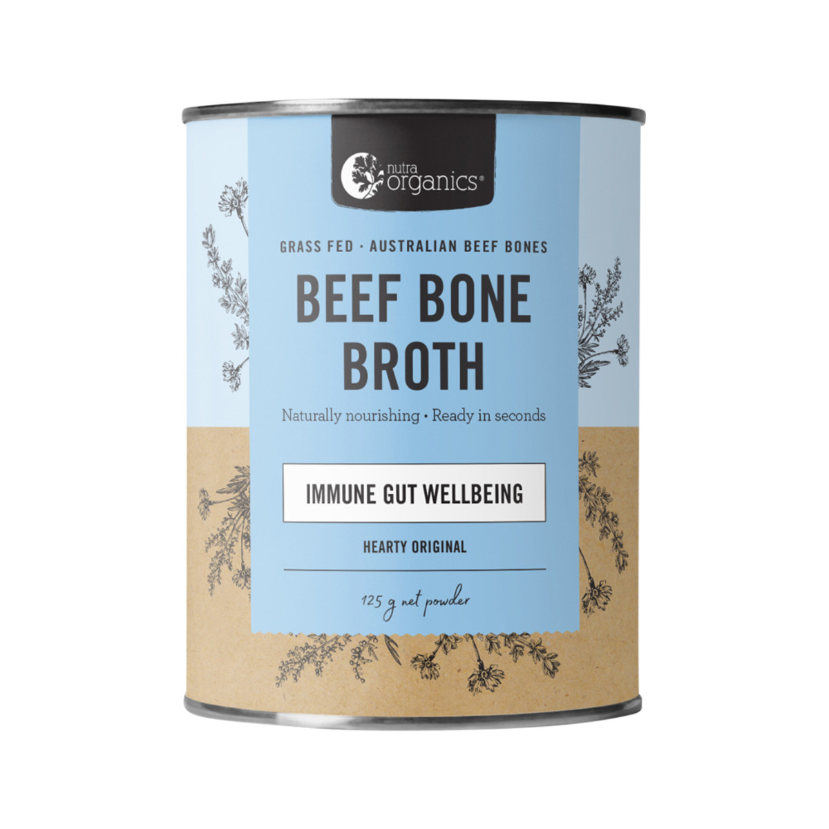 NUTRA ORGANICS -  Bone Broth Beef Hearty Original