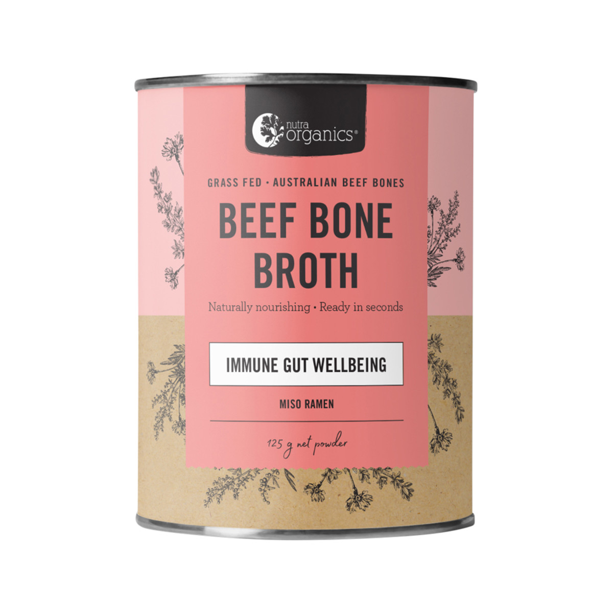NUTRA ORGANICS -  Bone Broth Beef Miso Ramen