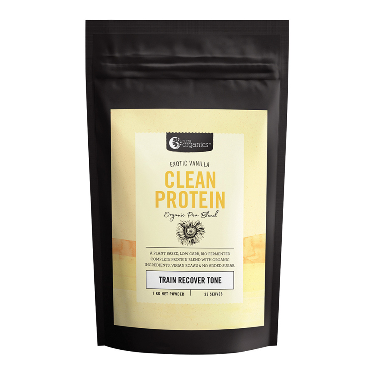 NUTRA ORGANICS -  Clean Protein (Organic Pea Blend) Exotic Vanilla
