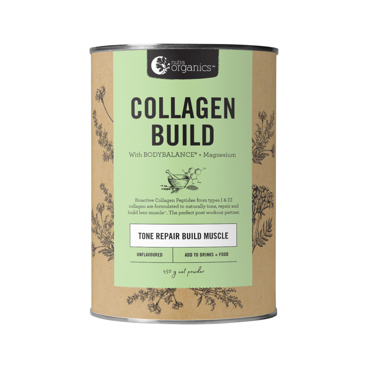 NUTRA ORGANICS - Collagen Build with BodyBalance Unflavoured