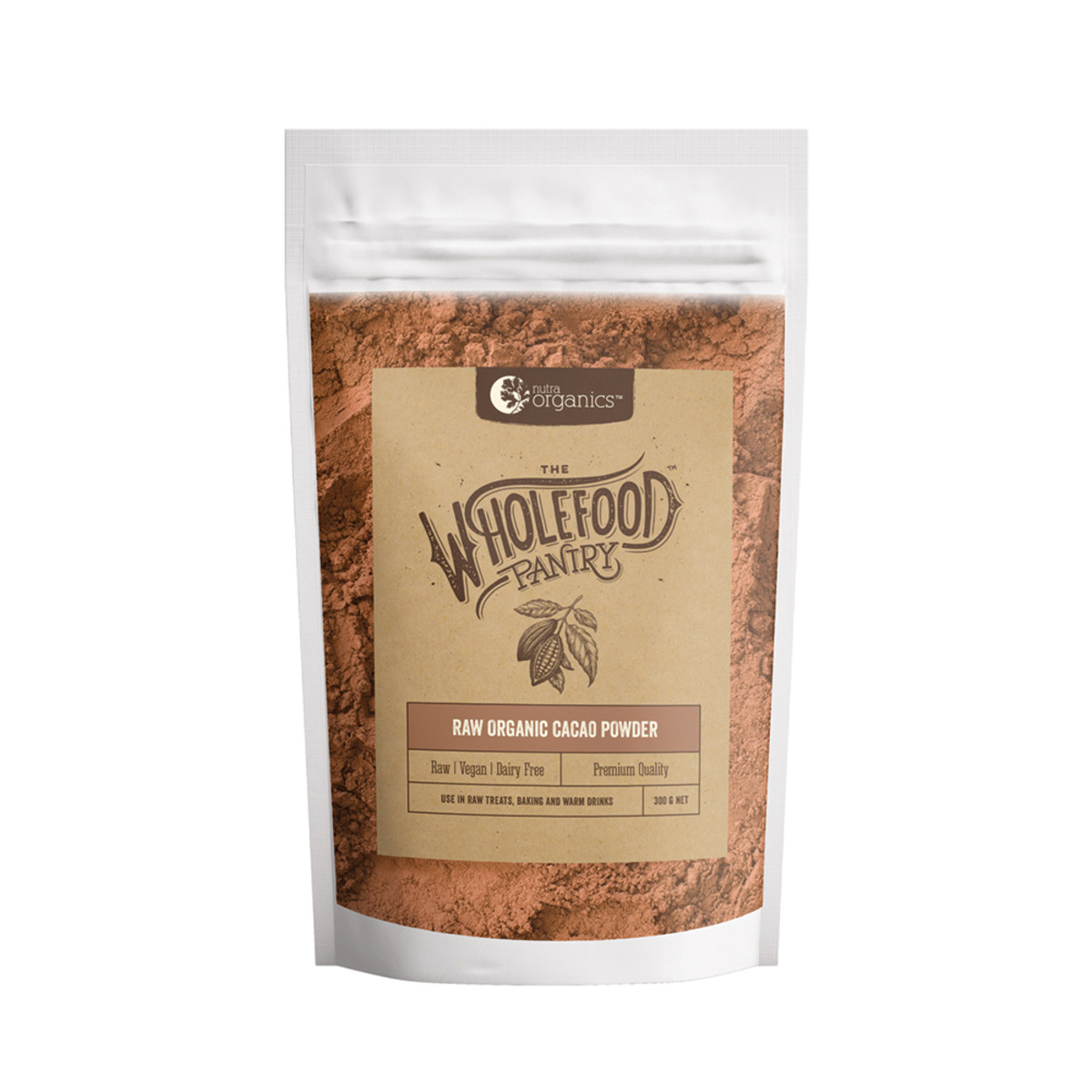 NUTRA ORGANICS - THE WHOLEFOOD PANTRY Organic Cacao Powder