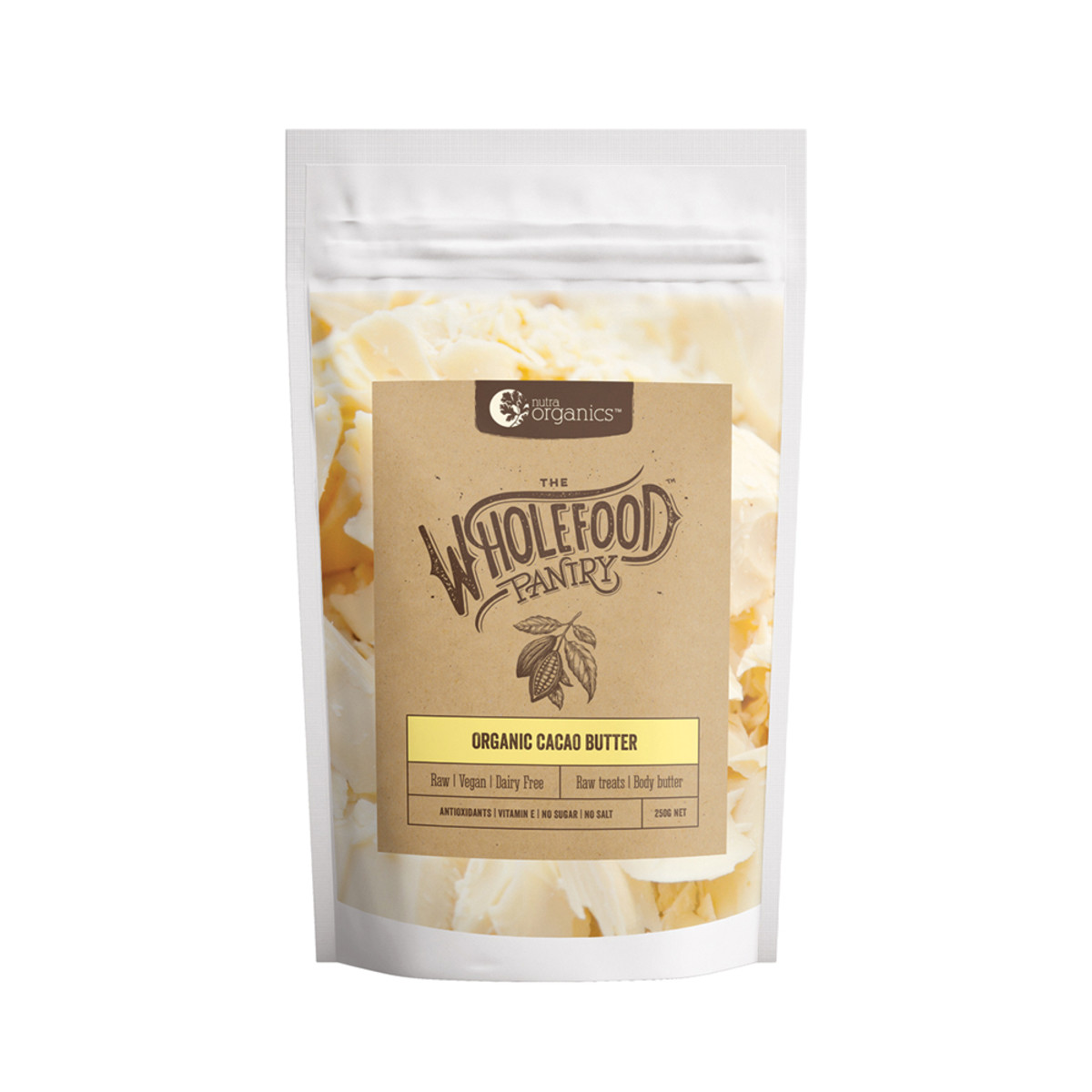 NUTRA ORGANICS - THE WHOLEFOOD PANTRY Organic Cacao Butter