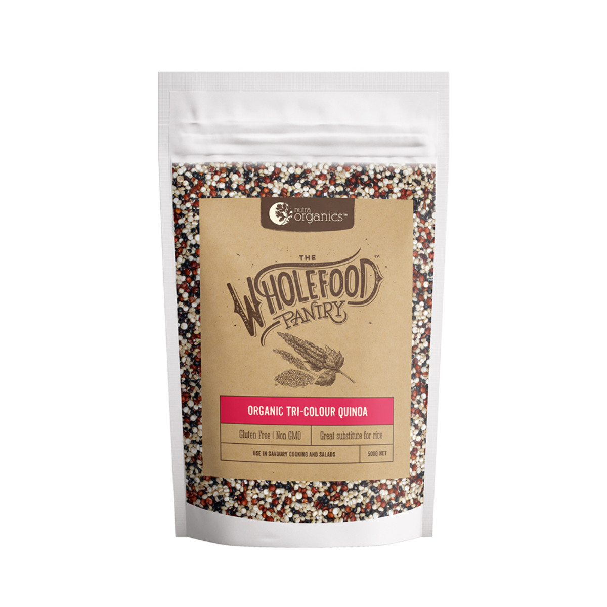 NUTRA ORGANICS - THE WHOLEFOOD PANTRY Organic Tri-Colour Quinoa