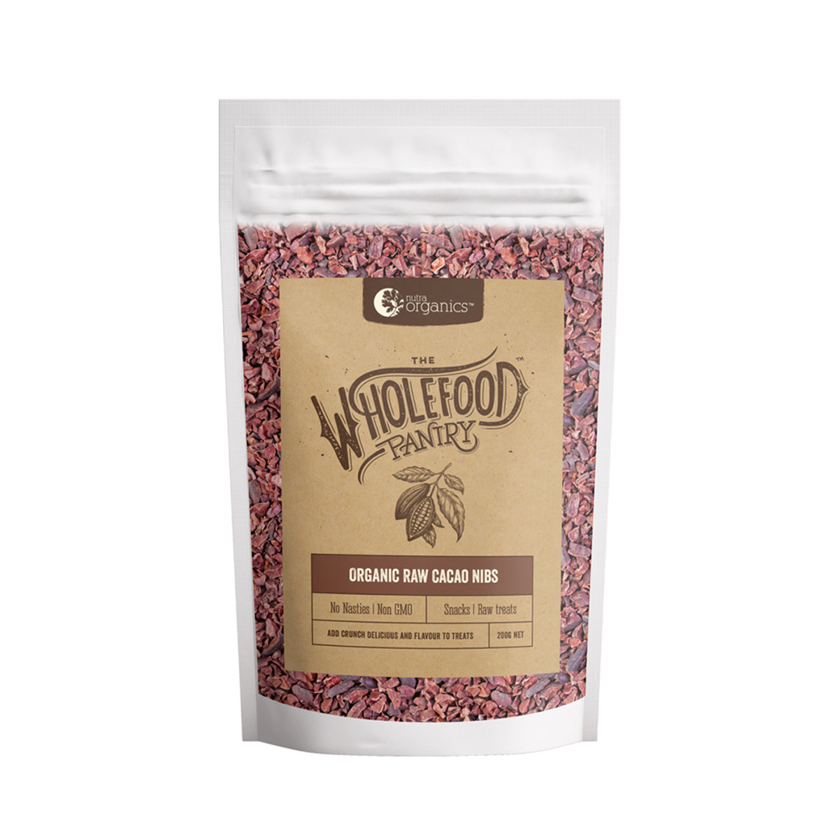 NUTRA ORGANICS - THE WHOLEFOOD PANTRY Organic Raw Cacao Nibs