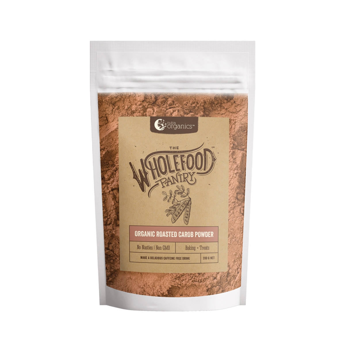 NUTRA ORGANICS - THE WHOLEFOOD PANTRY Organic Roasted Carob Powder