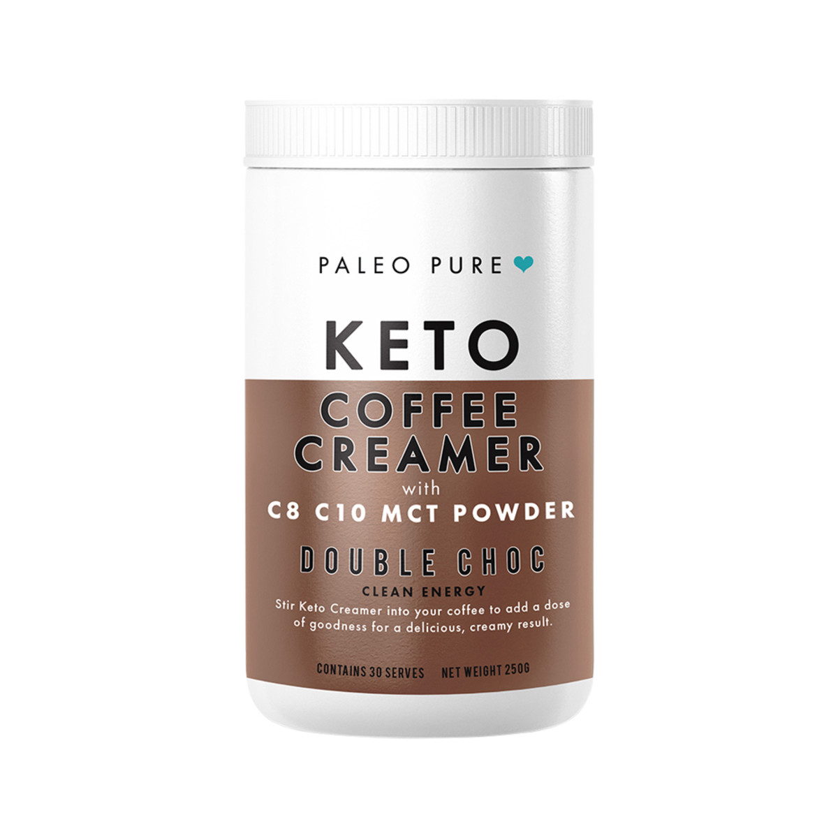 PALEO PURE - Keto Coffee Creamer with C8 C10 MCT Powder Double Choc