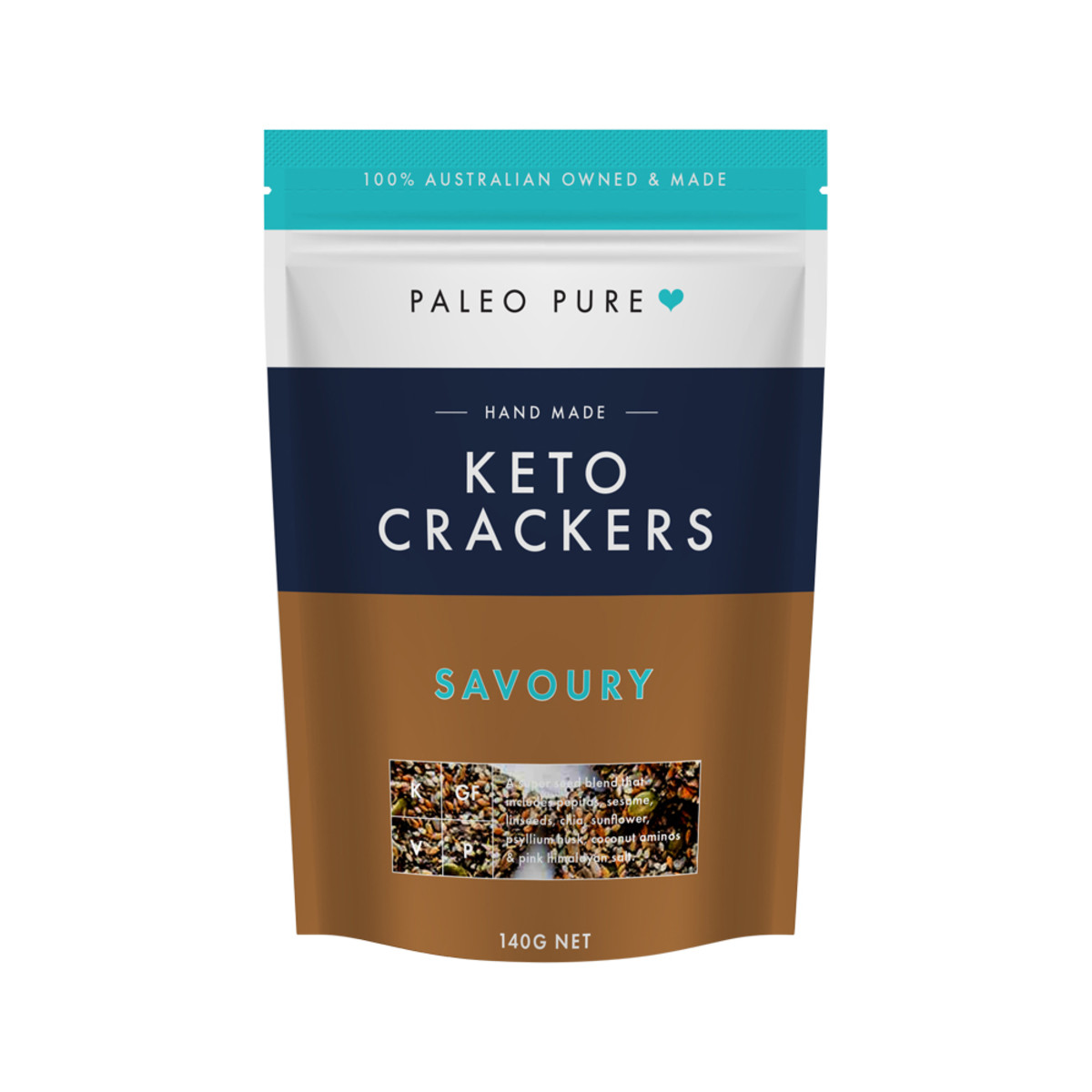 PALEO PURE - Keto Crackers Savoury