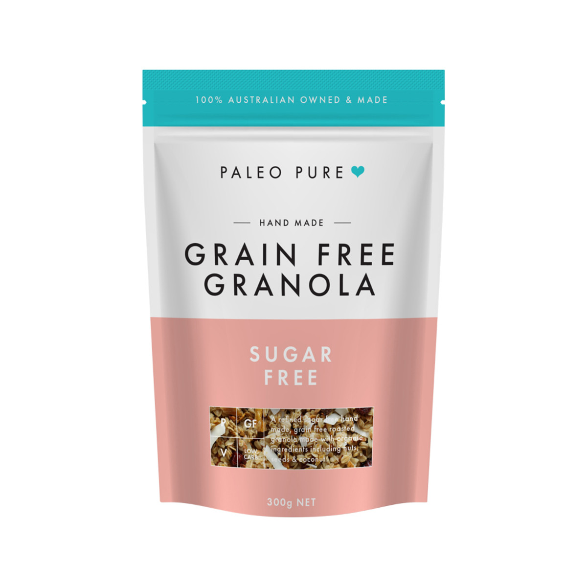 PALEO PURE - Organic Grain Free Granola Sugar Free