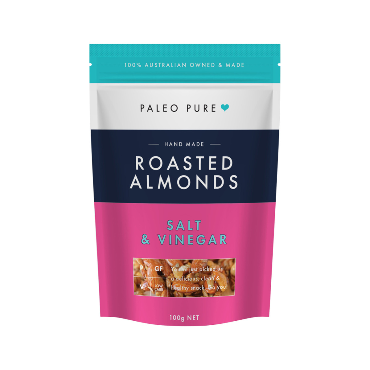 PALEO PURE - Roasted Almonds Salt & Vinegar
