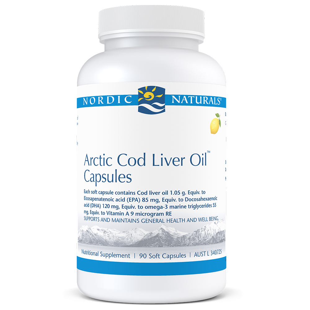 NORDIC NATURALS - Arctic Cod Liver Oil 90caps