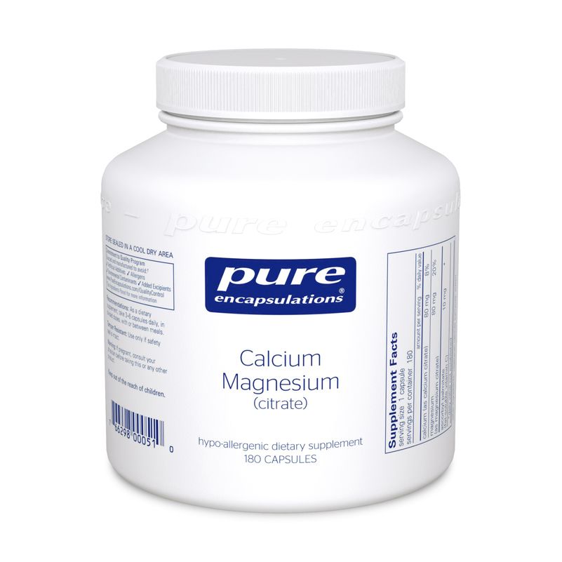 PURE ENCAPSULATIONS - Calcium Magnesium Citrate
