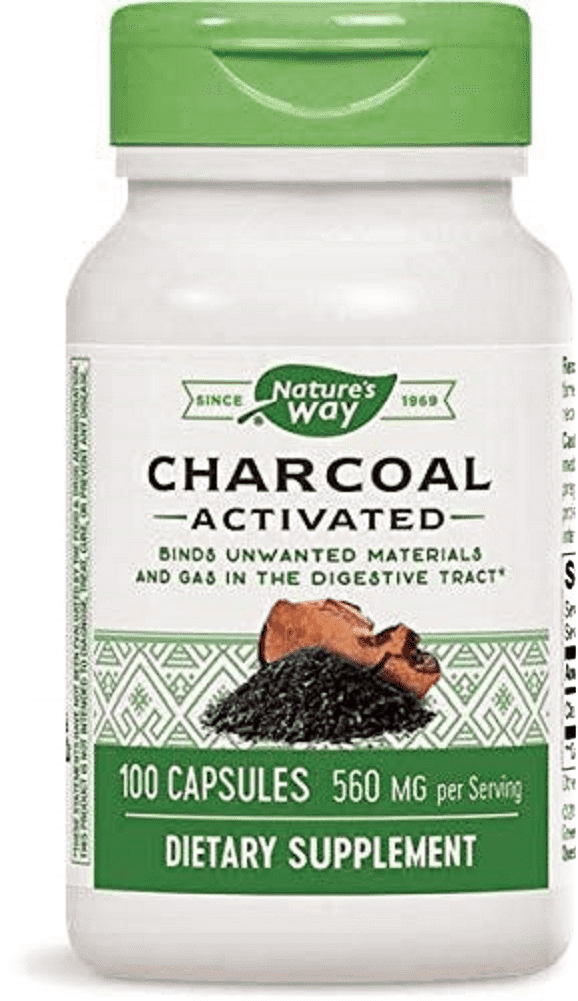NATURES WAY - Activated Charcoal 560mg