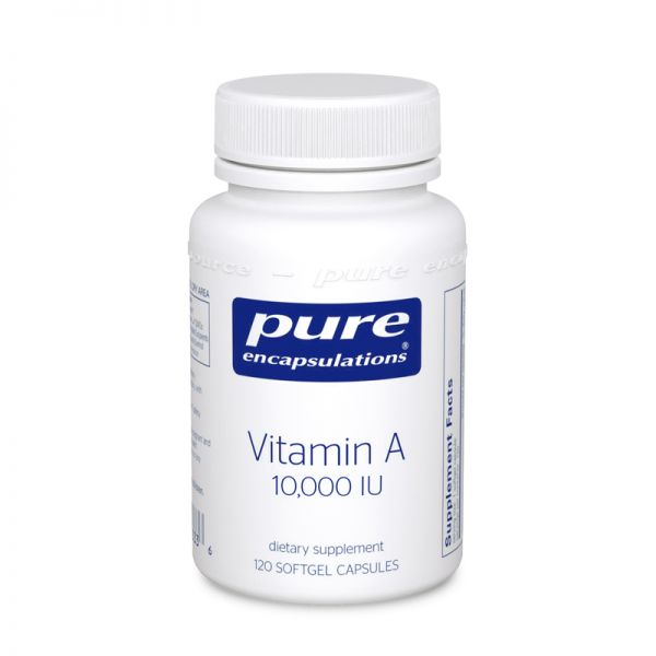 PURE ENCAPSULATIONS - Vitamin A - 10,000 IU