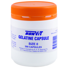 BONVIT - Gelatine Capsules Size 0