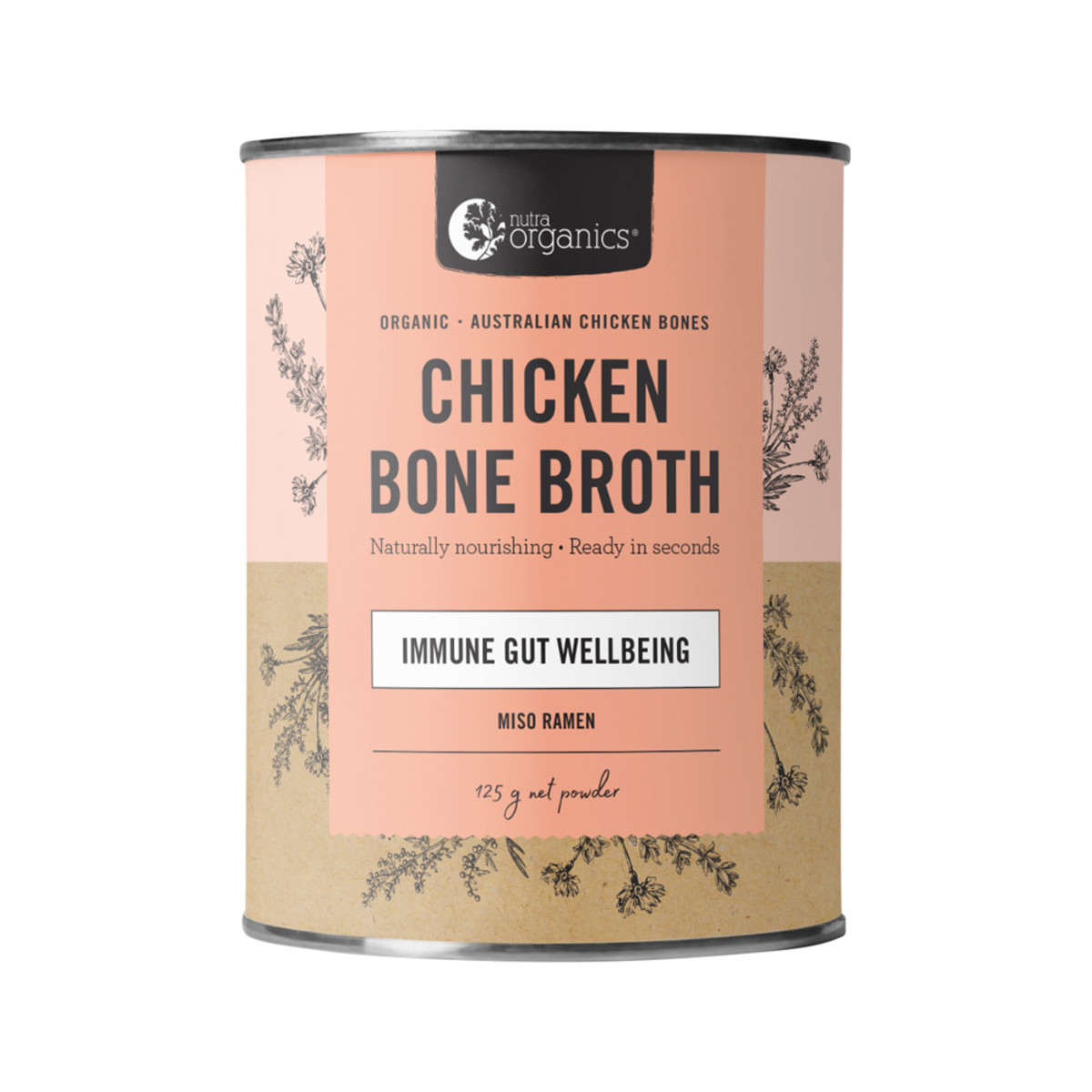NUTRA ORGANICS -  Bone Broth Chicken Miso Ramen