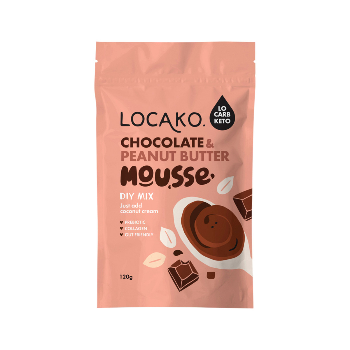 LOCAKO - Chocolate Peanut Butter Mousse