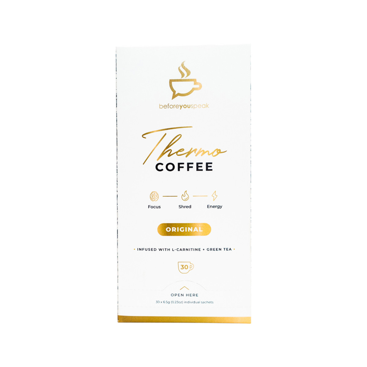 BEFORE YOU SPEAK - Thermo Coffee Original 30 Pack