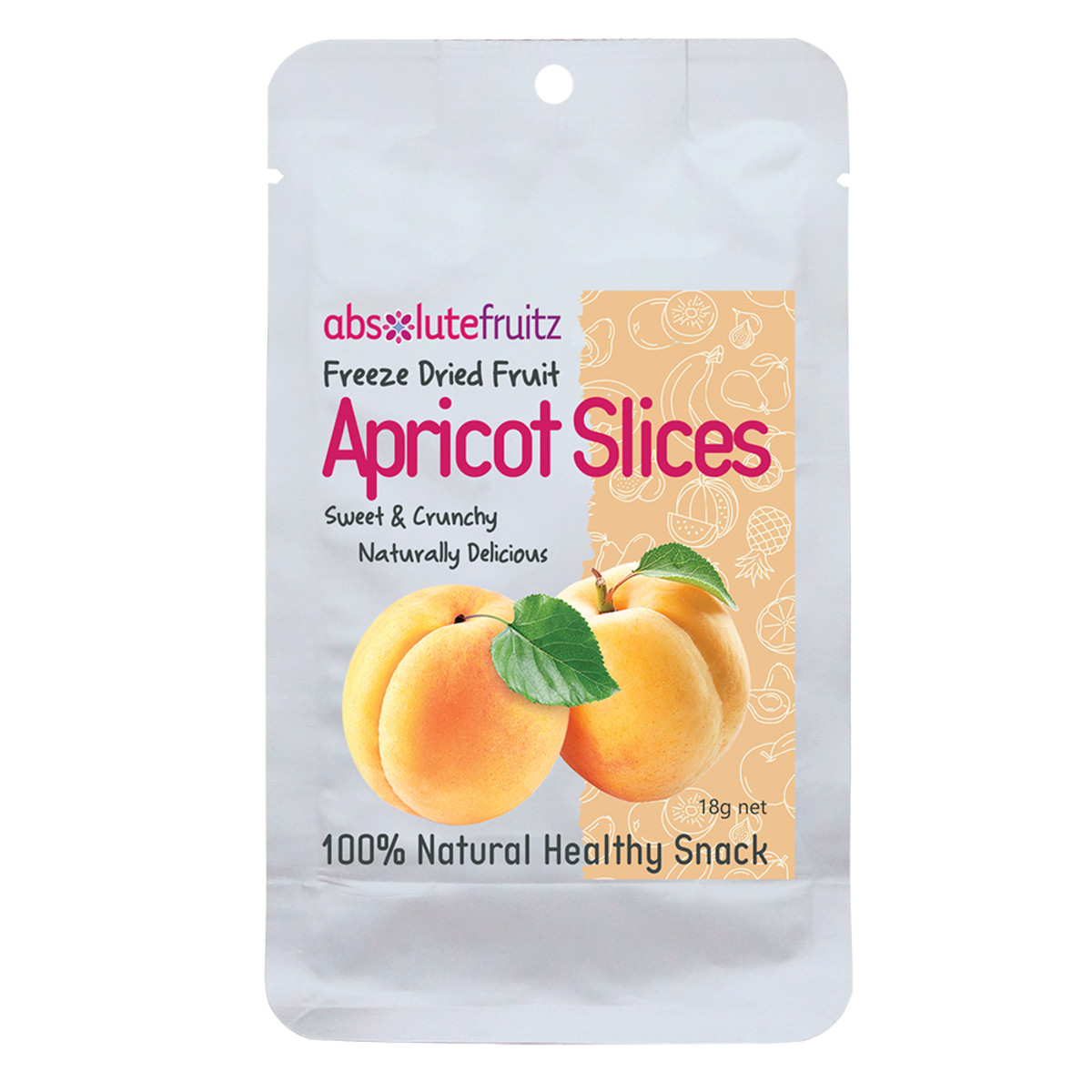 ABSOLUTEFRUITZ - Freeze Dried Apricot Slices