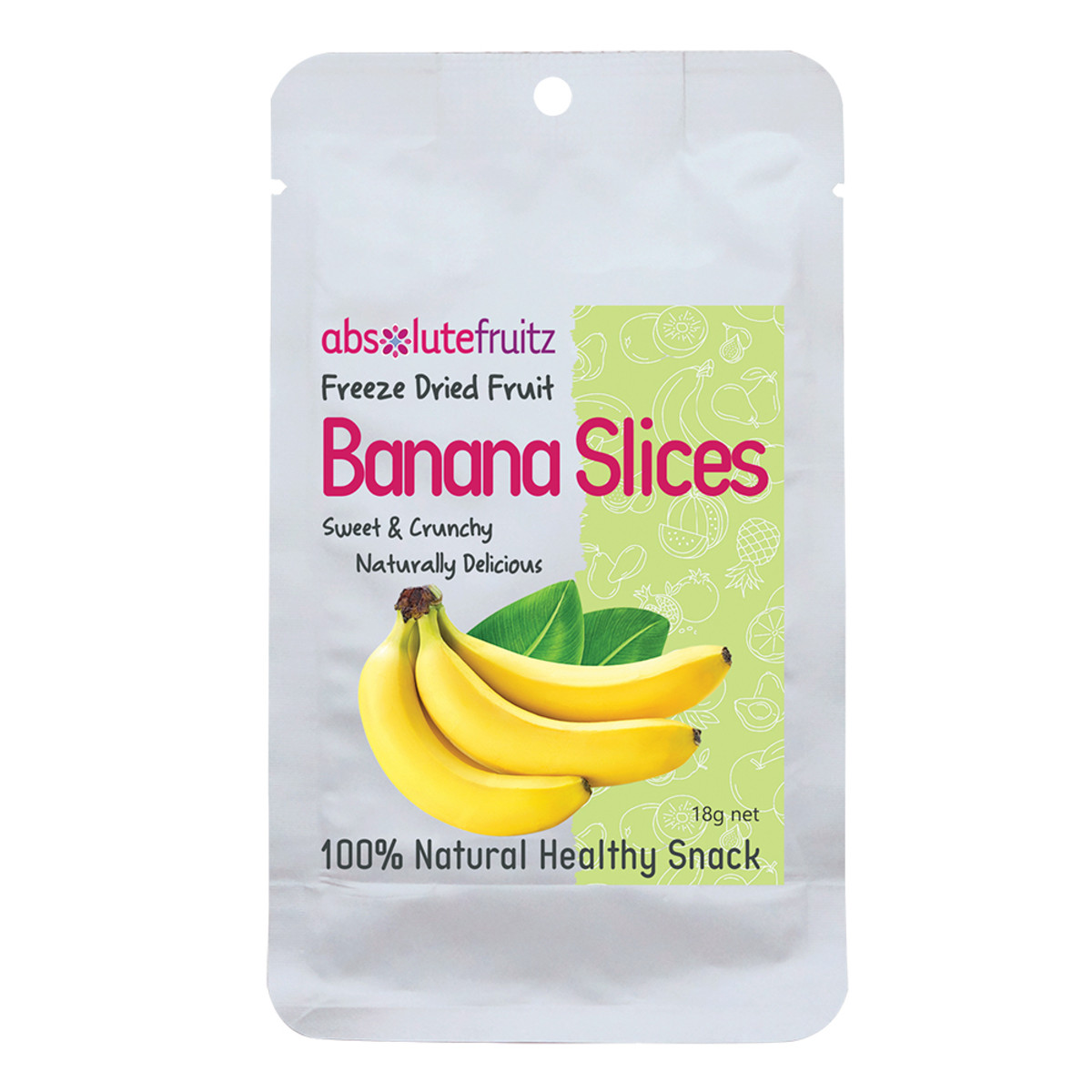 ABSOLUTEFRUITZ - Freeze Dried Banana Slices