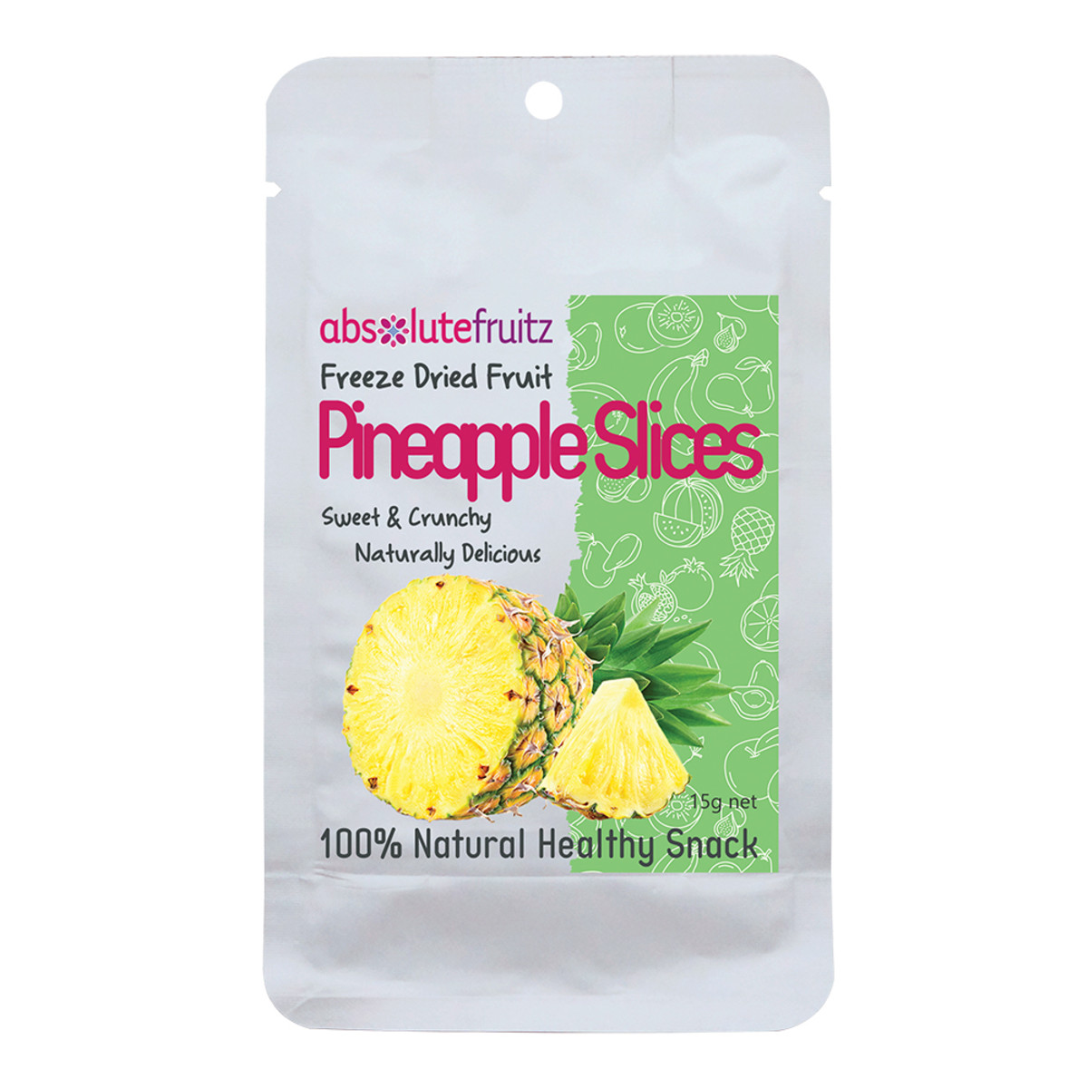 ABSOLUTEFRUITZ - Freeze Dried Pineapple Slices