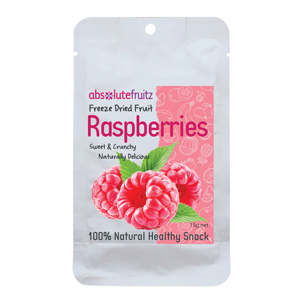 ABSOLUTEFRUITZ - Freeze Dried Whole Raspberries