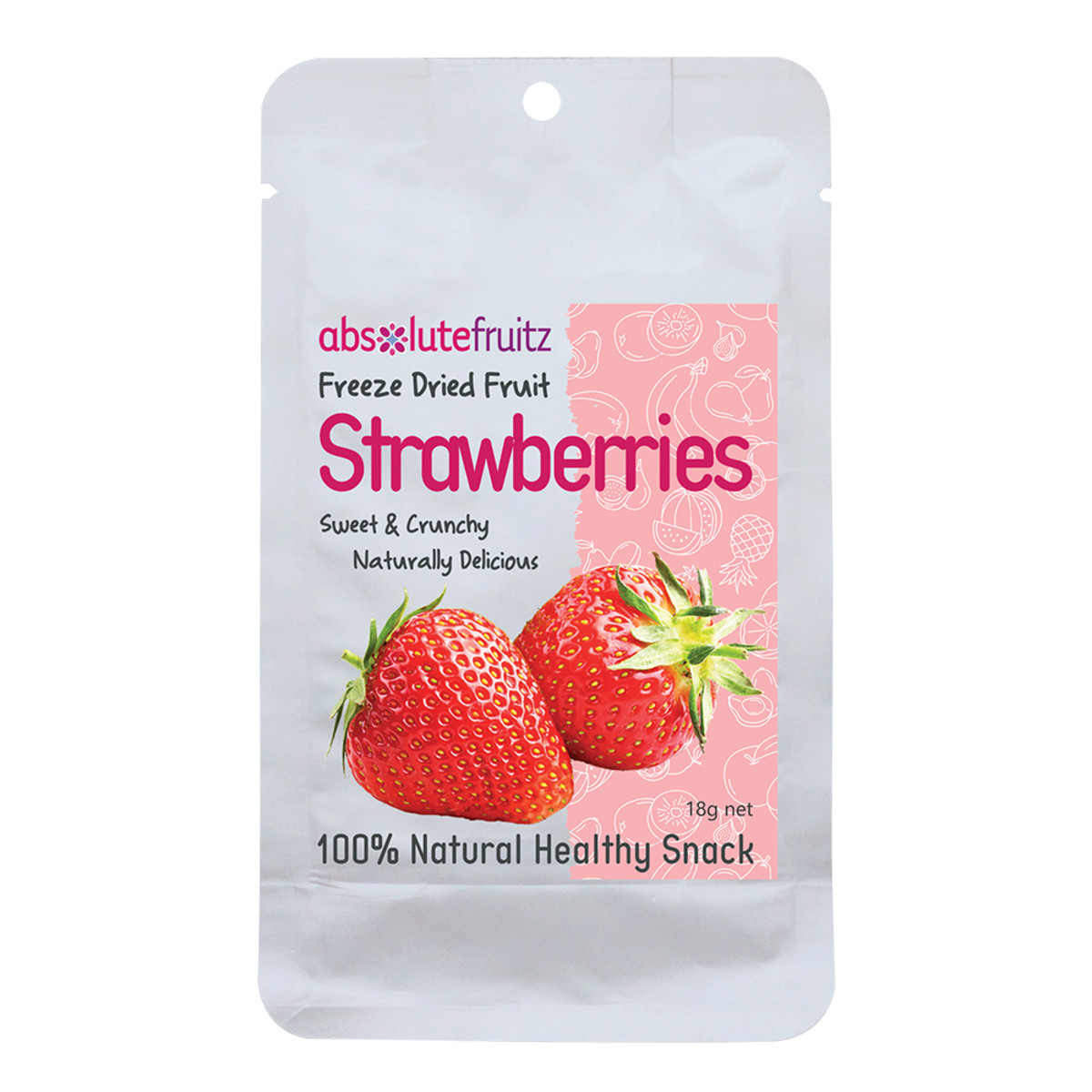 ABSOLUTEFRUITZ - Freeze Dried Whole Strawberries