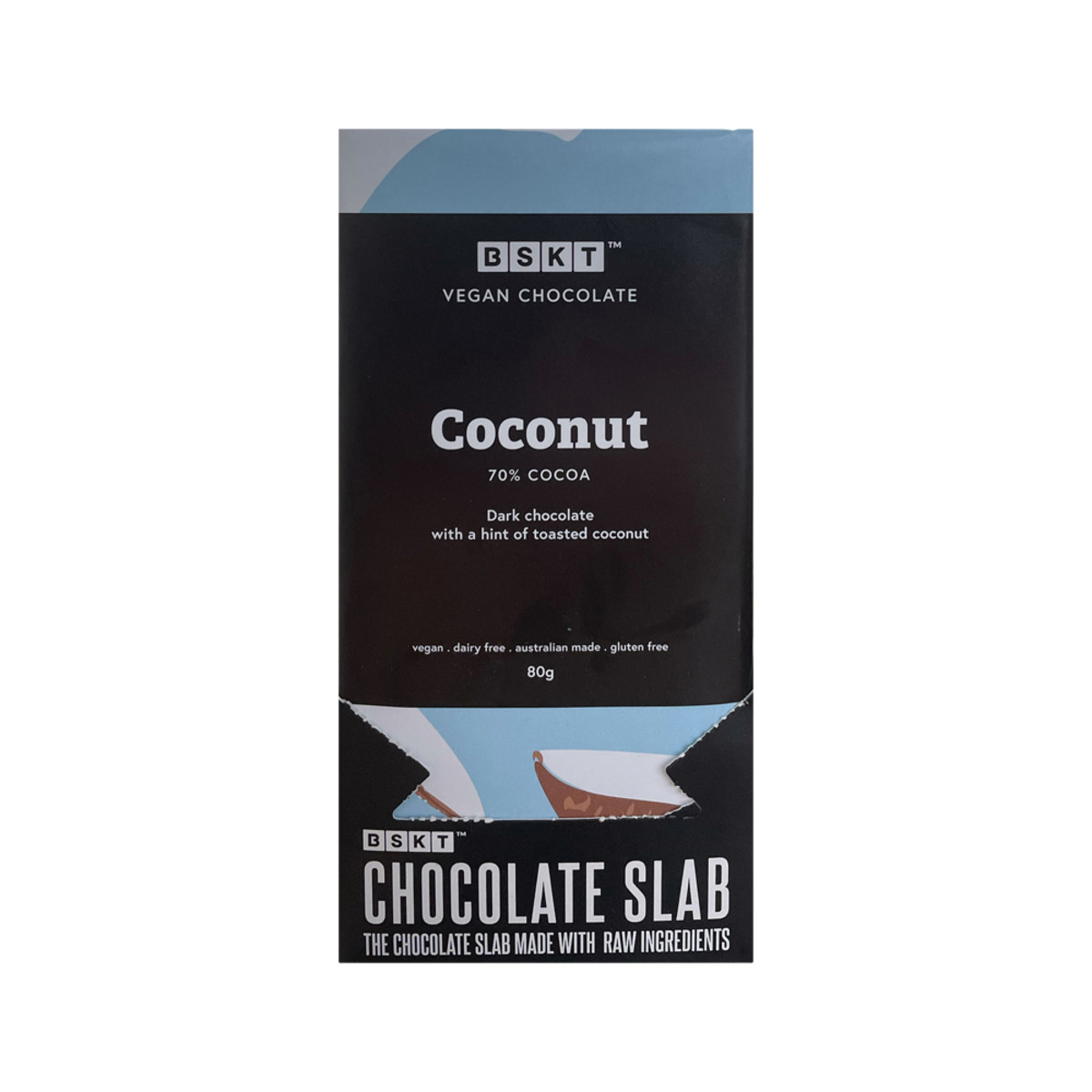 BSKT - Vegan Chocolate Slab Coconut