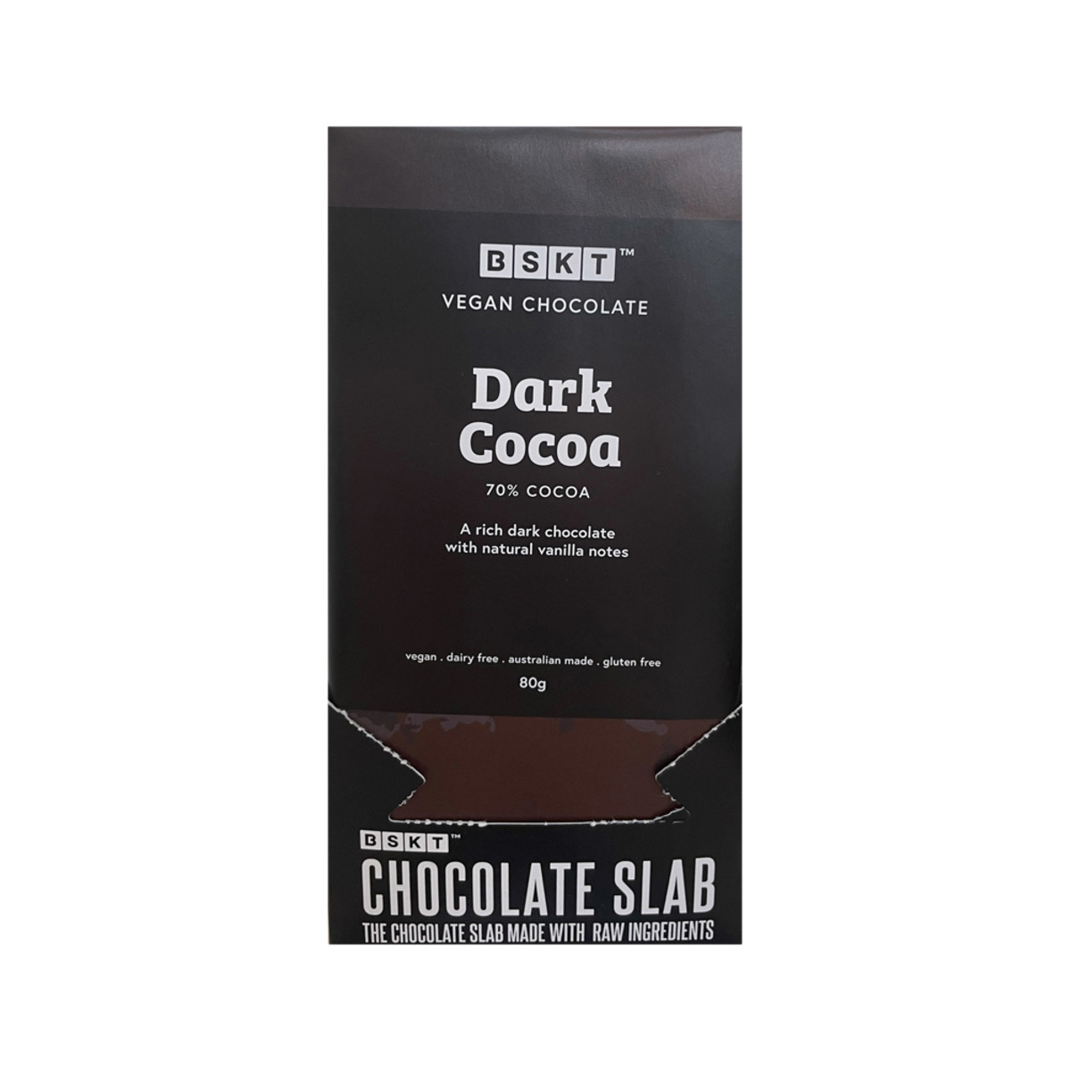 BSKT - Vegan Chocolate Slab Dark Cacao