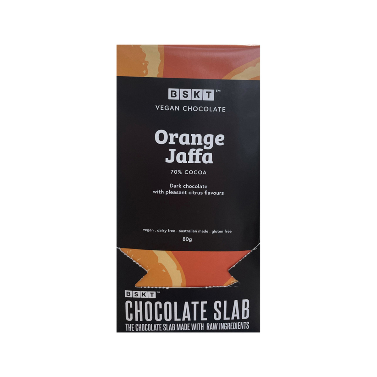 BSKT - Vegan Chocolate Slab Orange Jaffa