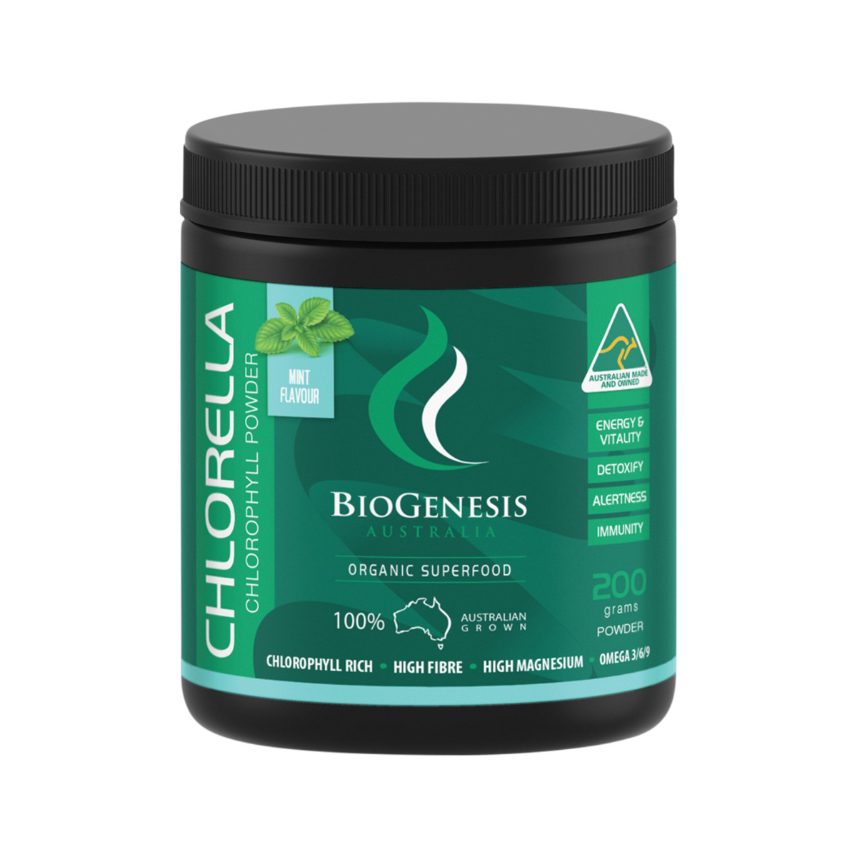 BIOGENESIS AUSTRALIA - Chlorella Mint Powder 200g