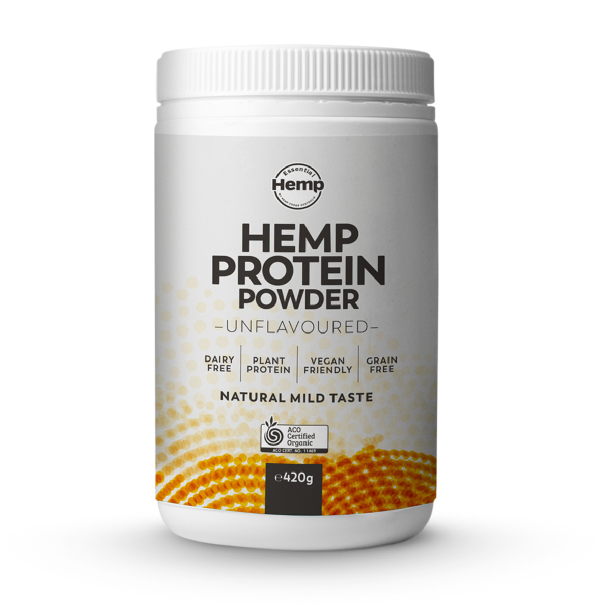 ESSENTIAL HEMP - Organic Hemp Protein Powder Unflavoured 420g